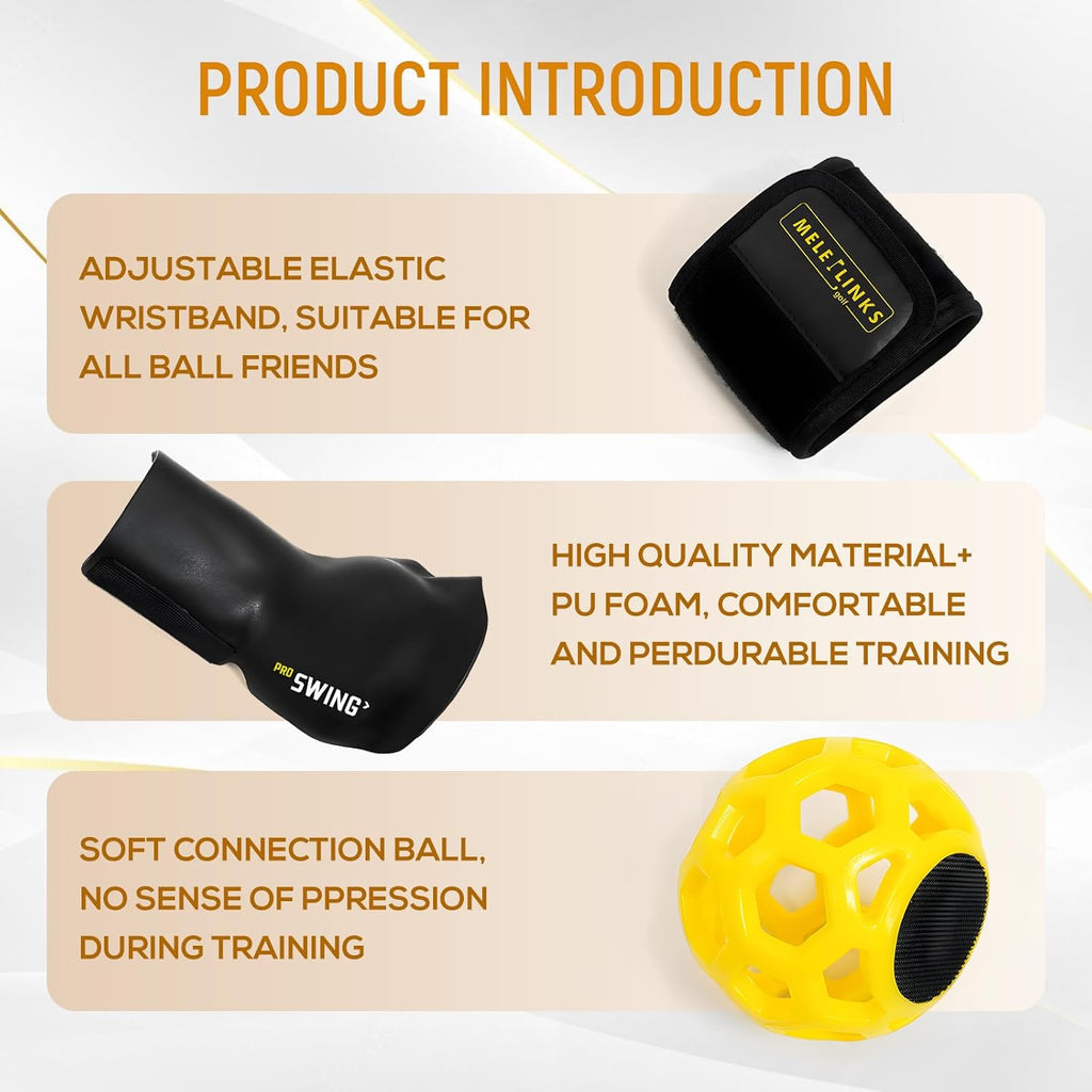 Ultimate Golf Swing Trainer Ball - Perfect Aid for Beginners to Perfect Grip & Posture!