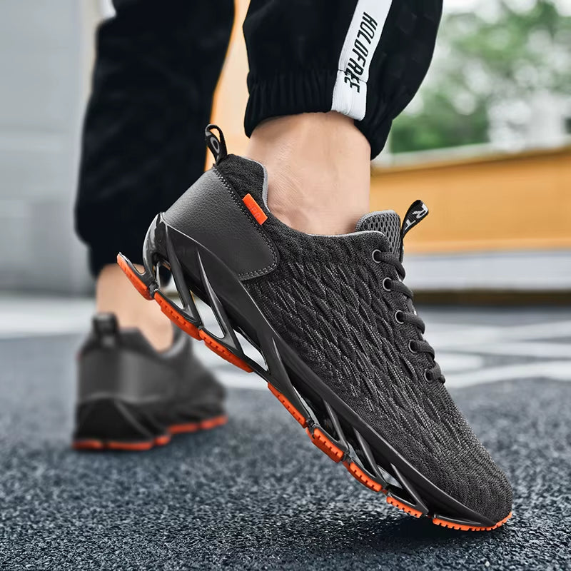 Stylish Breathable Men’s Sneakers - Non-Slip Casual Sports Shoes for Spring & Autumn