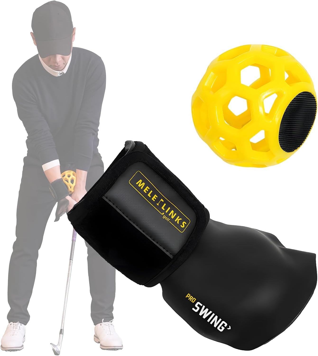 Ultimate Golf Swing Trainer Ball - Perfect Aid for Beginners to Perfect Grip & Posture!